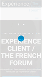 Mobile Screenshot of experienceclient-thefrenchforum.org